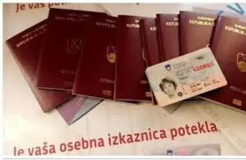 Preverite veljavnost osebnih dokumentov pred potovanjem v tujino