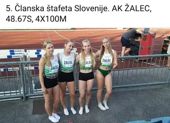 Mlade članice AK Žalec uspešne tudi na članskem prvenstvu Mlade članice AK Žalec uspešne tudi na članskem prvenstvu