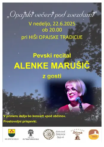 Pevski recital Alenke Marušič z gosti