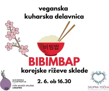 Veganska kuharska delavnica - Bibimbap - korejske riževe sklede