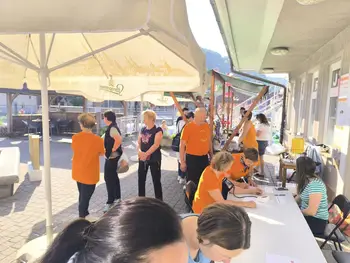Zdravje, druženje in dobra volja na ploščadi v Dvoru