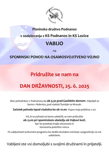 Spominski pohod na Osamosvojitveno vojno