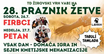28. Praznik žetve na Žirovskem Vrhu