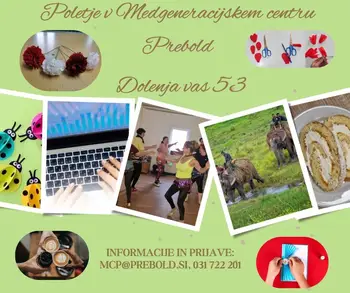 Poletje v Medgeneracijskem centru Prebold 