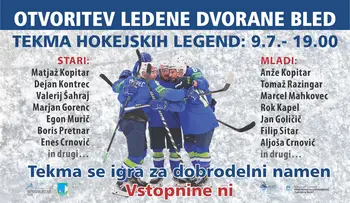 Vabljeni na odprtje prenovljene Ledene dvorane Bled