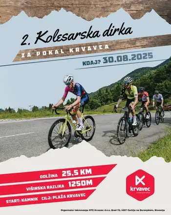 2. KOLESARSKA DIRKA ZA POKAL KRVAVCA