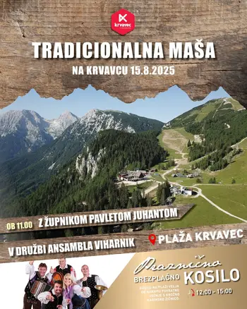 TRADICIONALNA MAŠA NA PLAŽI KRVAVEC 