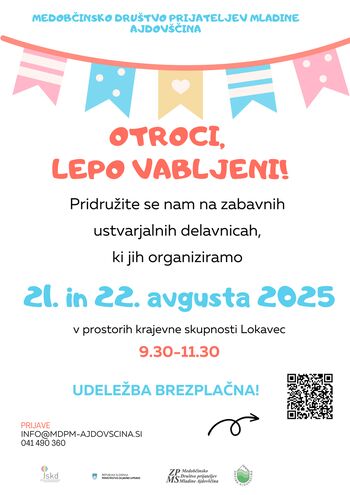 Poletne počitniške delavnice v KS Lokavec