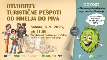 Odprtje turistične pešpoti "Od hmelja do piva"