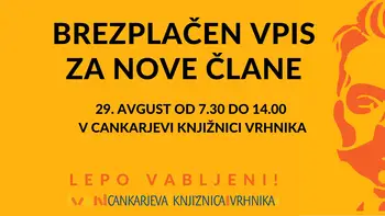 BREZPLAČEN VPIS za nove člane v CKV