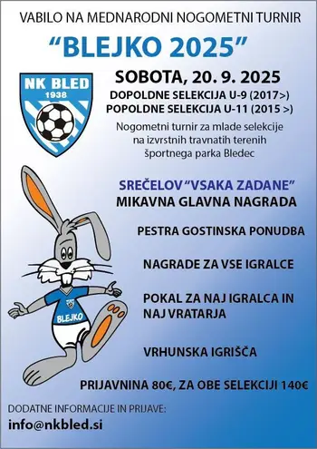 Tradicionalni nogometni turnir Blejko za kategorije U11