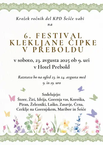 6. Festival klekljane čipke v Preboldu