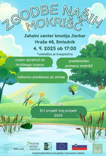 Zgodbe naših mokrišč vabijo