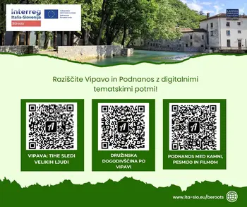 Tri interaktivne poti za raziskovanje Vipave in Podnanosa Tri interaktivne poti za raziskovanje Vipave in Podnanosa
