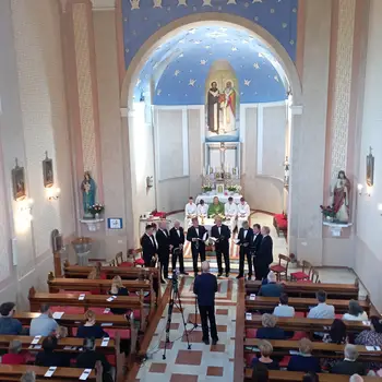 100. obletnica začetka zidave cerkve sv. Cirila in Metoda na Brjah