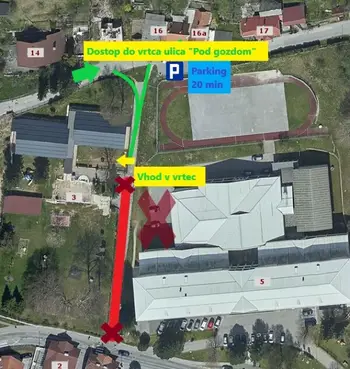 Zapora ceste »Do vrtca« - gradnja novega vrtca Julke Pibernik
