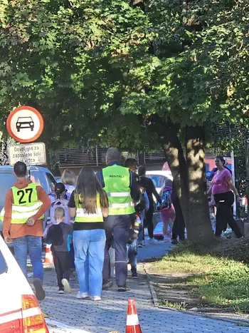Varovanje otrok na poti v šolo v prvih šolskih dneh