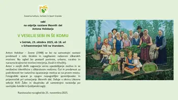 Vabilo na odprtje razstave Antona Holobarja V veselje sebi in še komu