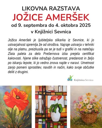 Likovna razstava Jožice Ameršek