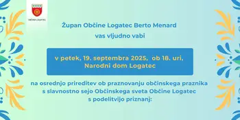 Občinski praznik Občine Logatec 2025 s podelitev priznanj