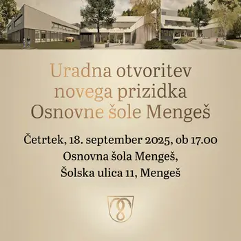 Danes uradno odpira vrata novi prizidek OŠ Mengeš