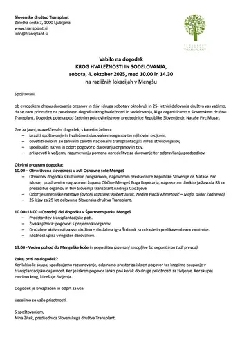 Krog hvaležnosti in sodelovanja vabi