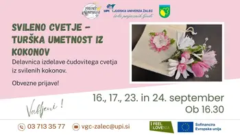 Svileno cvetje - turška umetnost iz kokonov (delavnica)