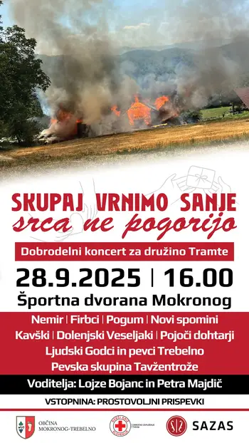 DOBRODELNI KONCERT ZA DRUŽINO TRAMTE