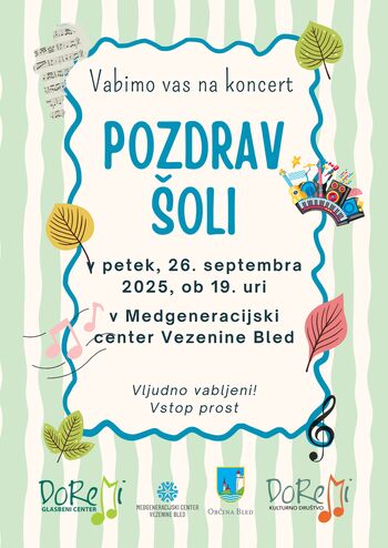 POZDRAV ŠOLI