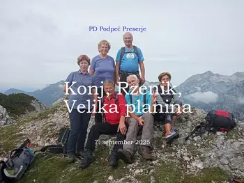 Planinci PD na Konju ........... 7.9.2025 Planinci PD na Konju ........... 7.9.2025