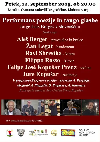 Performans poezije in tango glasbe