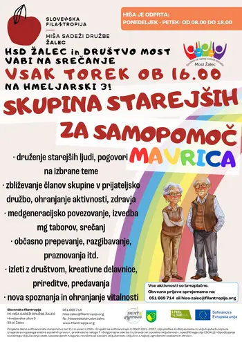 Skupina starejših za samopomoč nad 65 let Mavrica