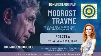 Dobrodelna projekcija filma Modrost travme in delavnica z Doris Polak Kuder