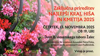  Zaključna prireditev izbora Najlepši kraj, hiša in kmetija 2025