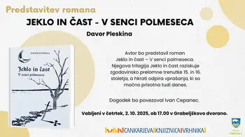 Davor Pleskina – Predstavitev romana Jeklo in čast - V senci polmeseca
