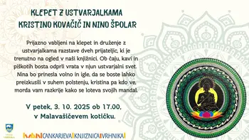 Klepet z ustvarjalkama Kristino Kovačič in Nino Špolar