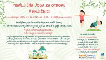 Pravljična joga za otroke v knjižnici