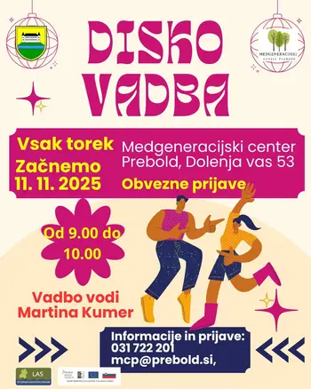 DISCO VADBA za telo in dušo