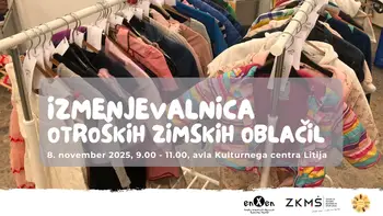 Enkratna izmenjevalnica zimskih otroških oblačil v Litiji