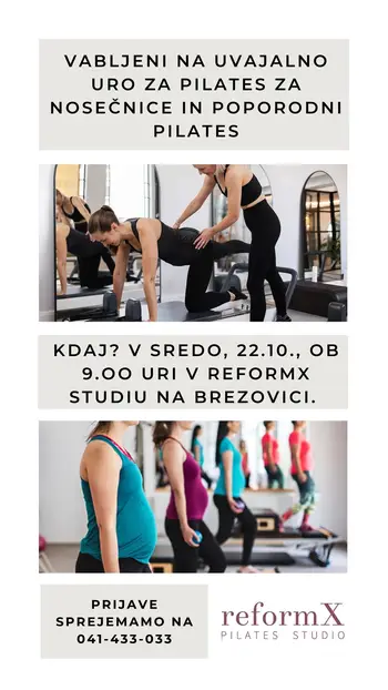 PILATES ZA NOSEČNICE IN POPORODNI PILATES