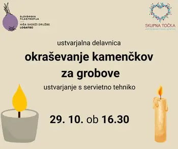 Okraševanje kamenčkov za grobove