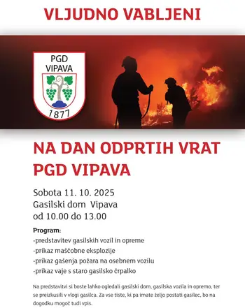 Dan odprtih vrat PGD Vipava