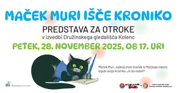 Maček Muri išče kroniko - gledališka predstava za otroke 