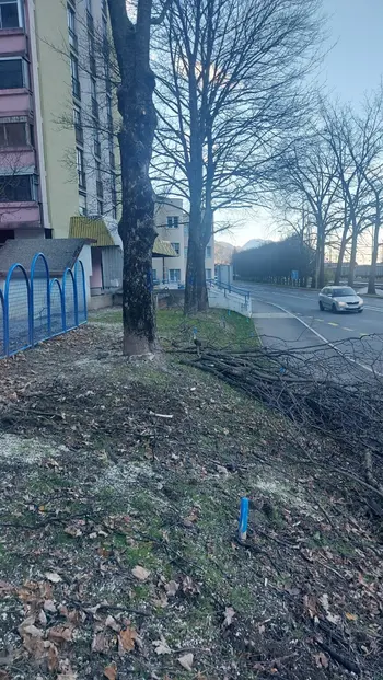 Obnova dotrajanega vodovoda pri sodišču se začne 8. decembra