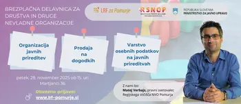 Brezplačna delavnica za društva in zavode