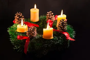 Prižig druge adventne sveče z otroškim pevskim zborom Kapljice