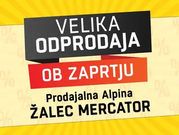 Zadnji dnevi posebnih cen v trgovini Alpina Žalec!