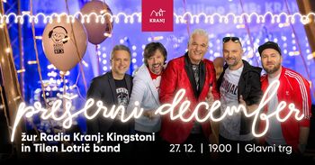 Prešerni december 2025: Žur Radia Kranj s Kingstoni in Tilen Lotrič band