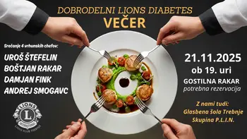 Dobrodelni Lions diabetes večer