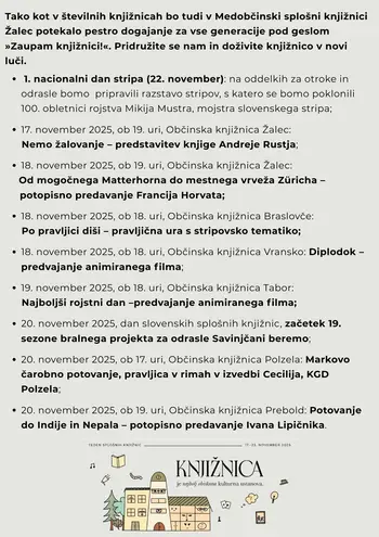 Teden splošnih knjižnic
